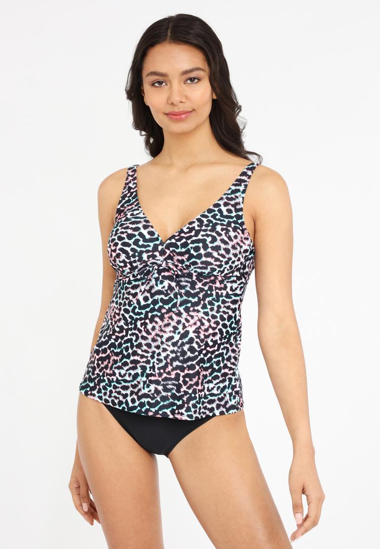 VENICE BEACH VENICE BEACH B&uuml;gel-Tankini Bikini Set Damen - schwarz-bedruckt - 1 | SportScheck