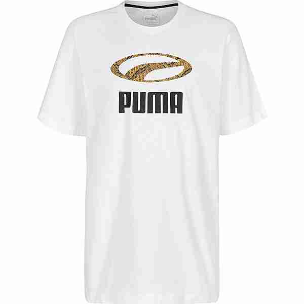 PUMA Snake Pack Graphic T-Shirt Herren weiß