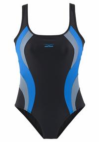 VENICE BEACH Badeanzug Badeanzug Damen - schwarz-blau