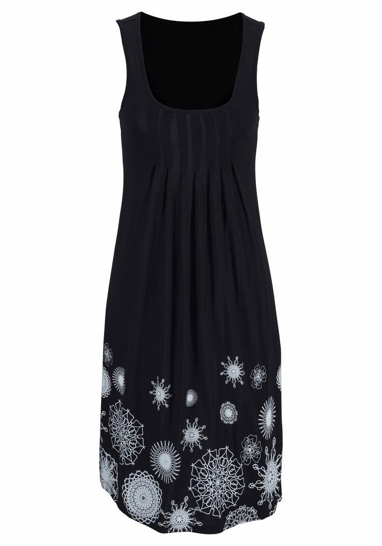 BEACH TIME BEACH TIME Strandkleid Tr&auml;gerkleid Damen - schwarz-wei&szlig; - 0 | SportScheck