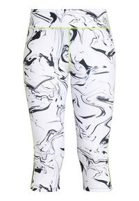 LASCANA Active Caprileggings Tights Damen - wei&szlig;-marmoriert-schwarz