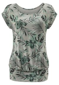 Lascana Longshirt Longshirt Damen - taupe-gr&uuml;n