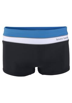 BRUNO BANANI Boxer-Badehose Badeshorts Herren schwarz-türkis