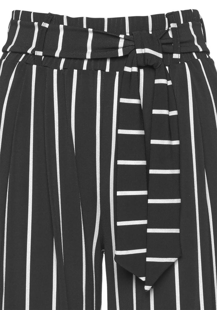 Lascana Lascana Culotte Printhose Damen - schwarz-wei&szlig;-gestreift - 3 | SportScheck