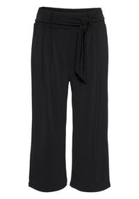 Lascana Culotte Printhose Damen - schwarz