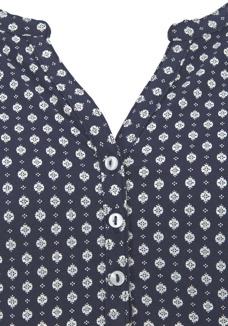 Lascana Lascana Blusenshirt Kurzarmbluse Damen - navy - 0 | SportScheck