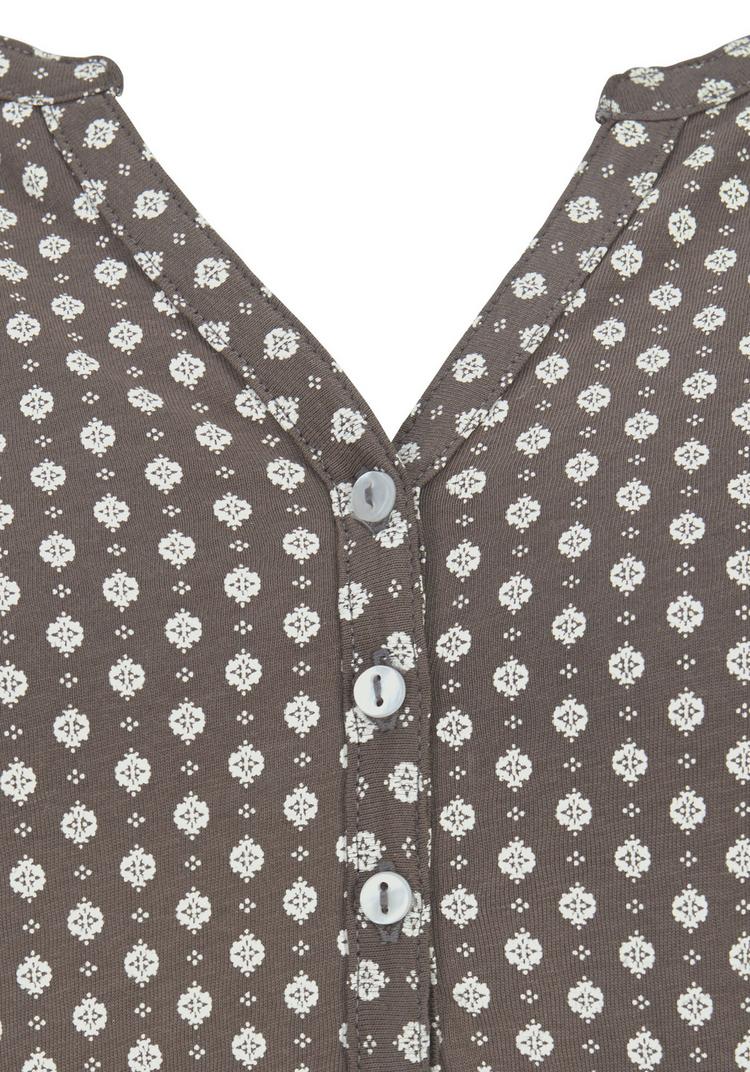 Lascana Lascana Blusenshirt Kurzarmbluse Damen - taupe - 0 | SportScheck