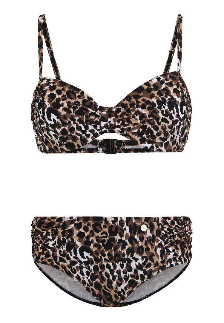 Lascana Lascana B&uuml;gel-Bikini Bikini Set Damen - braun-bedruckt - 0 | SportScheck