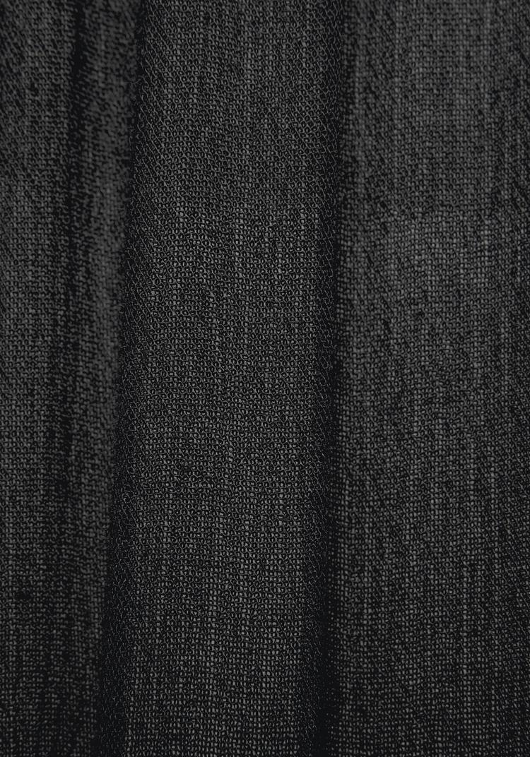 Lascana Lascana Crepebluse Langarmbluse Damen - schwarz - 5 | SportScheck