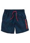 Chiemsee Badeshorts Badehose Herren - marine-bedruckt