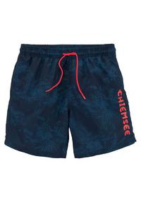 Chiemsee Badeshorts Badehose Herren - marine-bedruckt