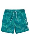 Chiemsee Badeshorts Badehose Herren - t&uuml;rkis-bedruckt