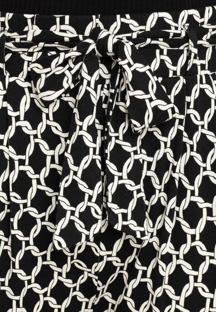 Lascana Lascana Culotte Printhose Damen - schwarz-sand-bedruckt - 2 | SportScheck