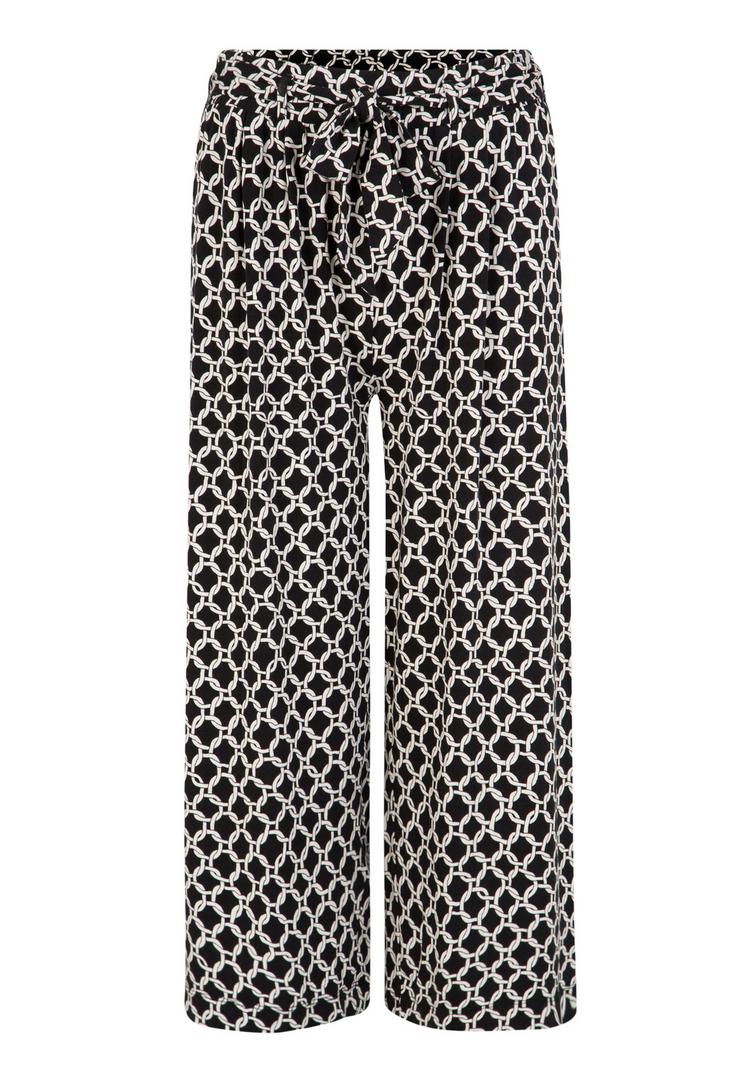 Lascana Lascana Culotte Printhose Damen - schwarz-sand-bedruckt - 0 | SportScheck