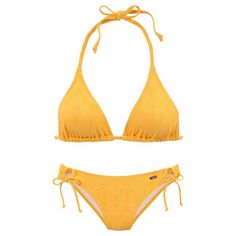 Buffalo Triangel-Bikini Bikini Set Damen gelb