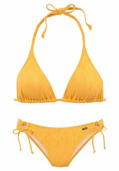 Buffalo Triangel-Bikini Bikini Set Damen gelb