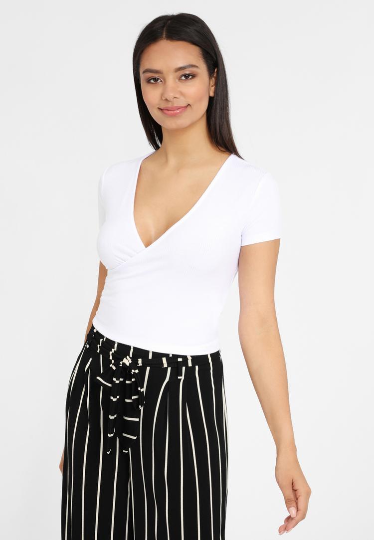 Buffalo Buffalo Kurzarmshirt T-Shirt Damen - wei&szlig; - 1 | SportScheck