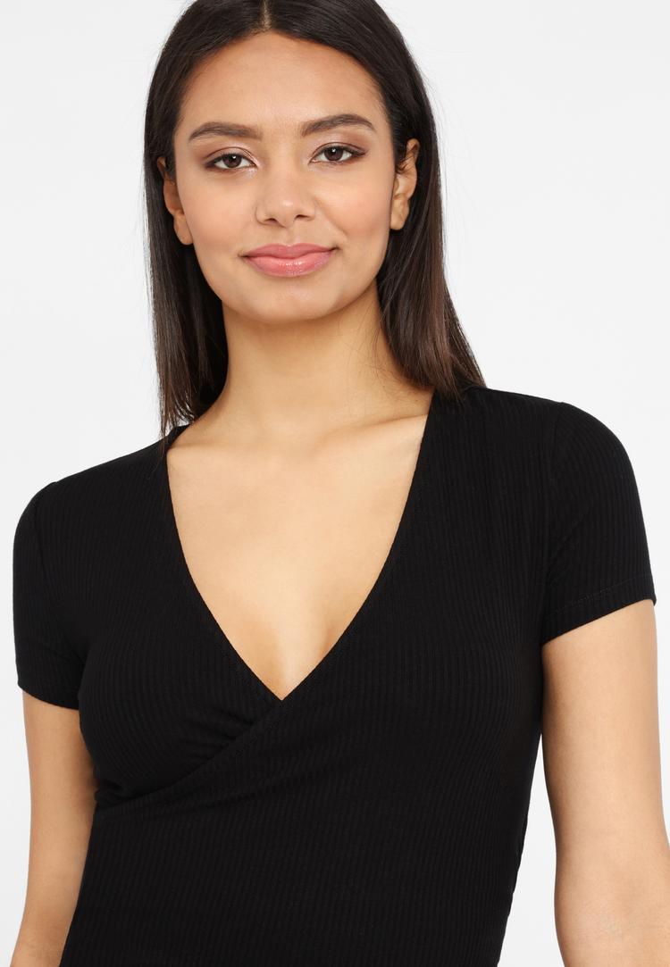 Buffalo Buffalo Kurzarmshirt T-Shirt Damen - schwarz - 1 | SportScheck