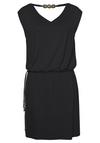Lascana Jerseykleid Jerseykleid Damen - schwarz