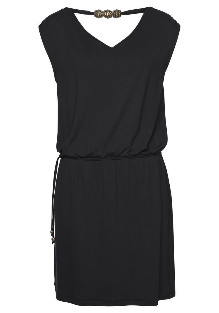 Lascana Lascana Jerseykleid Jerseykleid Damen - schwarz - 0 | SportScheck