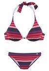 KangaROOS B&uuml;gel-Bikini Bikini Set Damen - bunt-gestreift