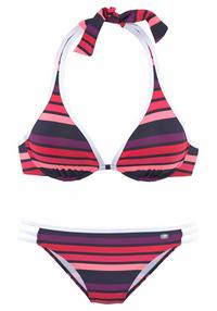 KangaROOS B&uuml;gel-Bikini Bikini Set Damen - bunt-gestreift
