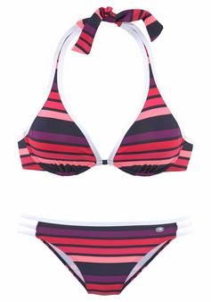 KangaROOS Bügel-Bikini Bikini Set Damen bunt-gestreift