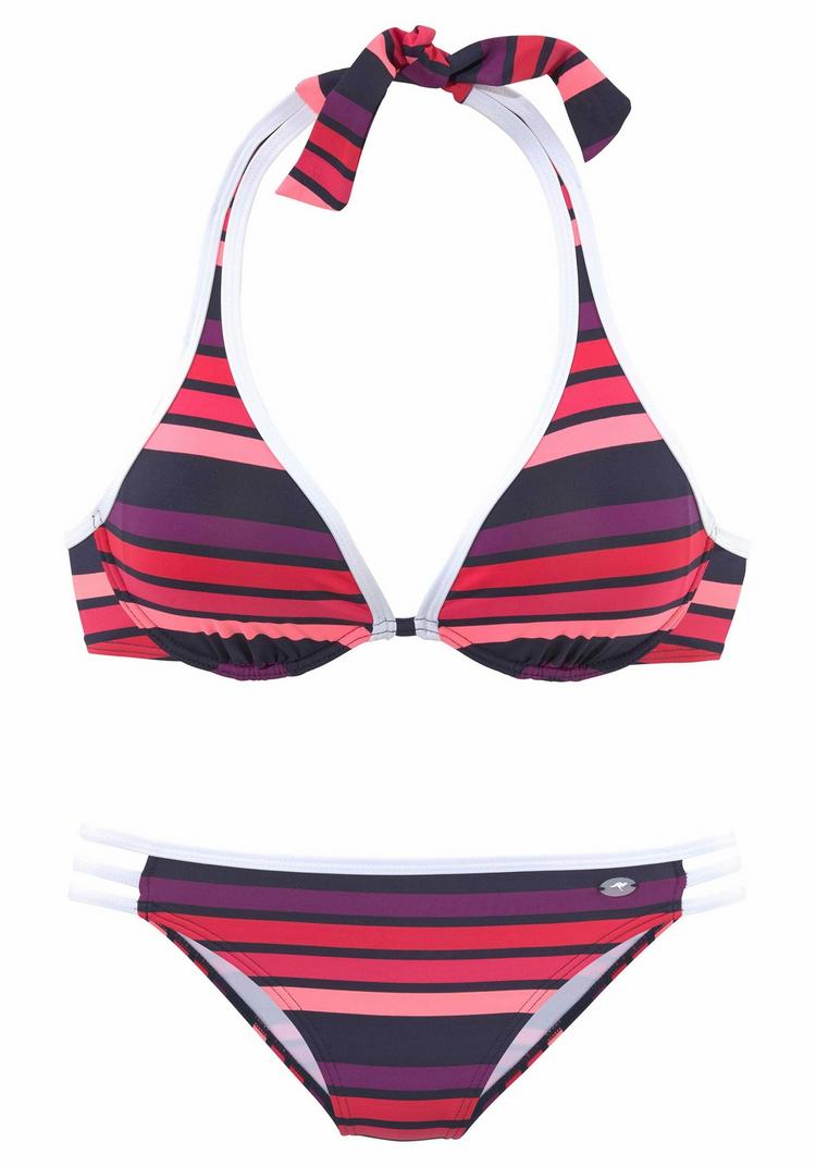 KangaROOS KangaROOS B&uuml;gel-Bikini Bikini Set Damen - bunt-gestreift - 0 | SportScheck