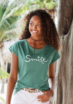 Rückansicht von BEACH TIME T-Shirt T-Shirt Damen mint