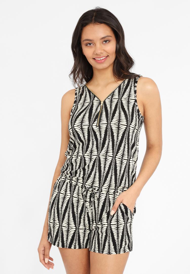 Lascana Lascana Overall Overall Damen - schwarz-sand-bedruckt - 2 | SportScheck