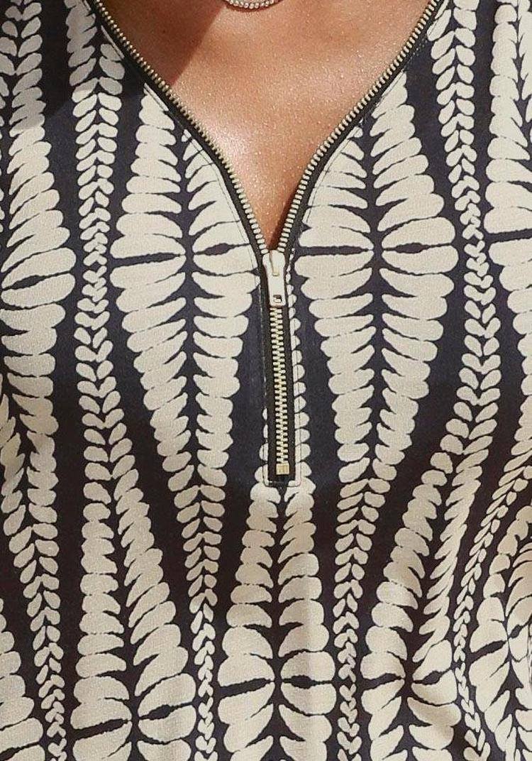 Lascana Lascana Overall Overall Damen - schwarz-sand-bedruckt - 4 | SportScheck