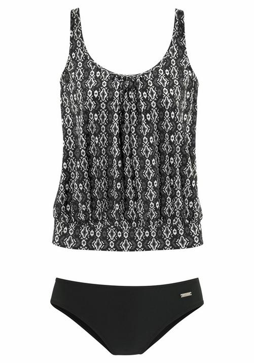 Lascana Oversize-Tankini Bikini Set Damen