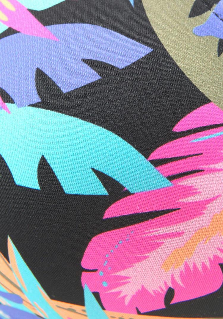 Bench Bench B&uuml;gel-Bikini-Top Bikini Oberteil Damen - schwarz-bedruckt - 1 | SportScheck