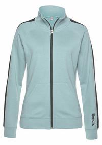 Bench Sweatjacke Sweatjacke Damen - mint-schwarz