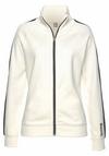 Bench Sweatjacke Sweatjacke Damen - ecru-schwarz