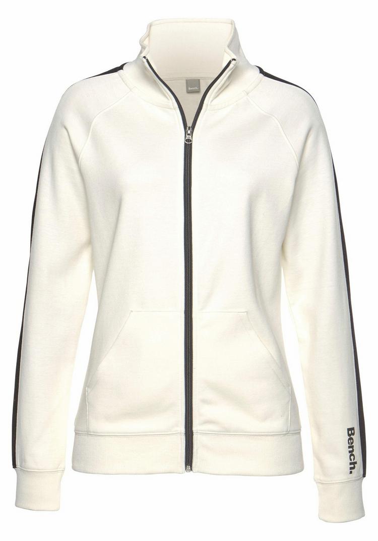 Bench Bench Sweatjacke Sweatjacke Damen - ecru-schwarz - 0 | SportScheck