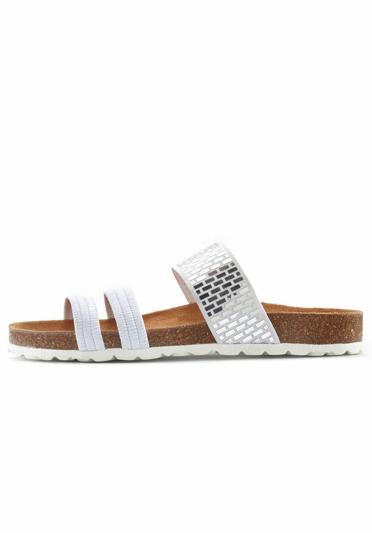 Lascana Lascana Pantolette Sandalen Damen - wei&szlig; - 0 | SportScheck