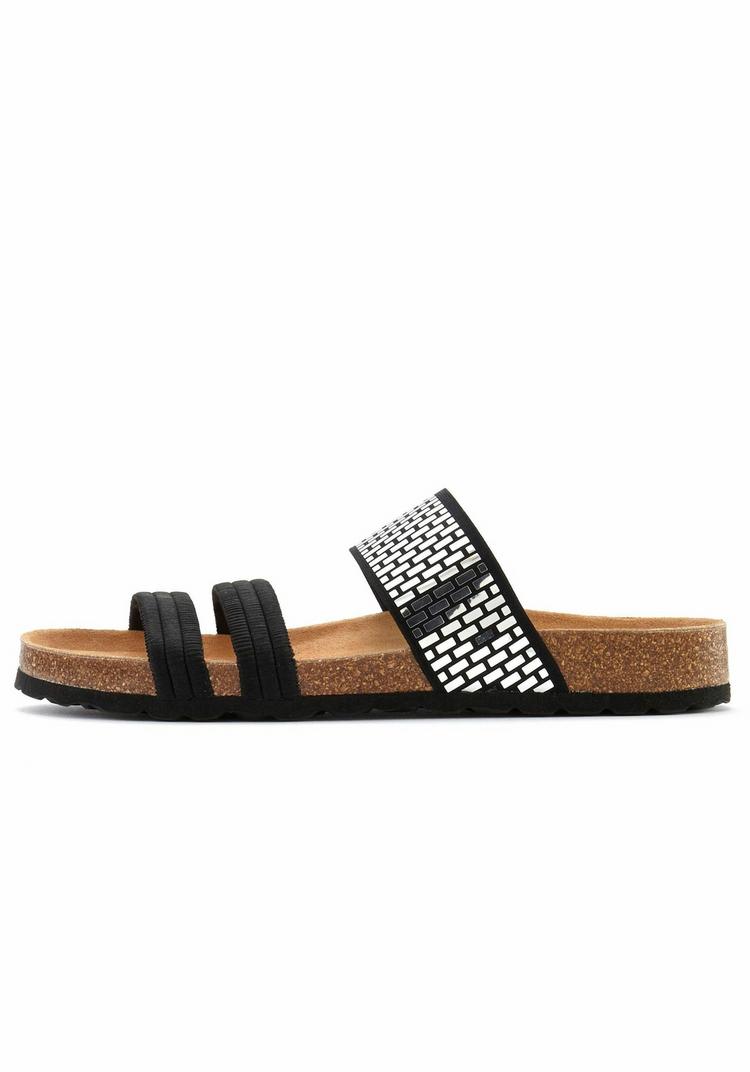 Lascana Lascana Pantolette Sandalen Damen - schwarz - 0 | SportScheck