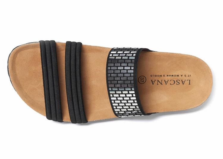 Lascana Lascana Pantolette Sandalen Damen - schwarz - 1 | SportScheck