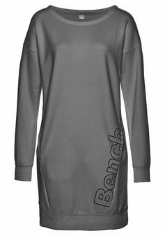 Bench Sweatkleid Jerseykleid Damen anthrazit-schwarz