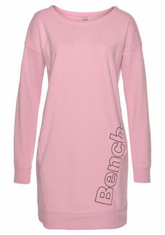 Bench Sweatkleid Jerseykleid Damen rosa-schwarz