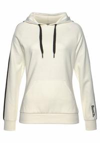 Bench Kapuzensweatshirt Hoodie Damen - ecru-schwarz