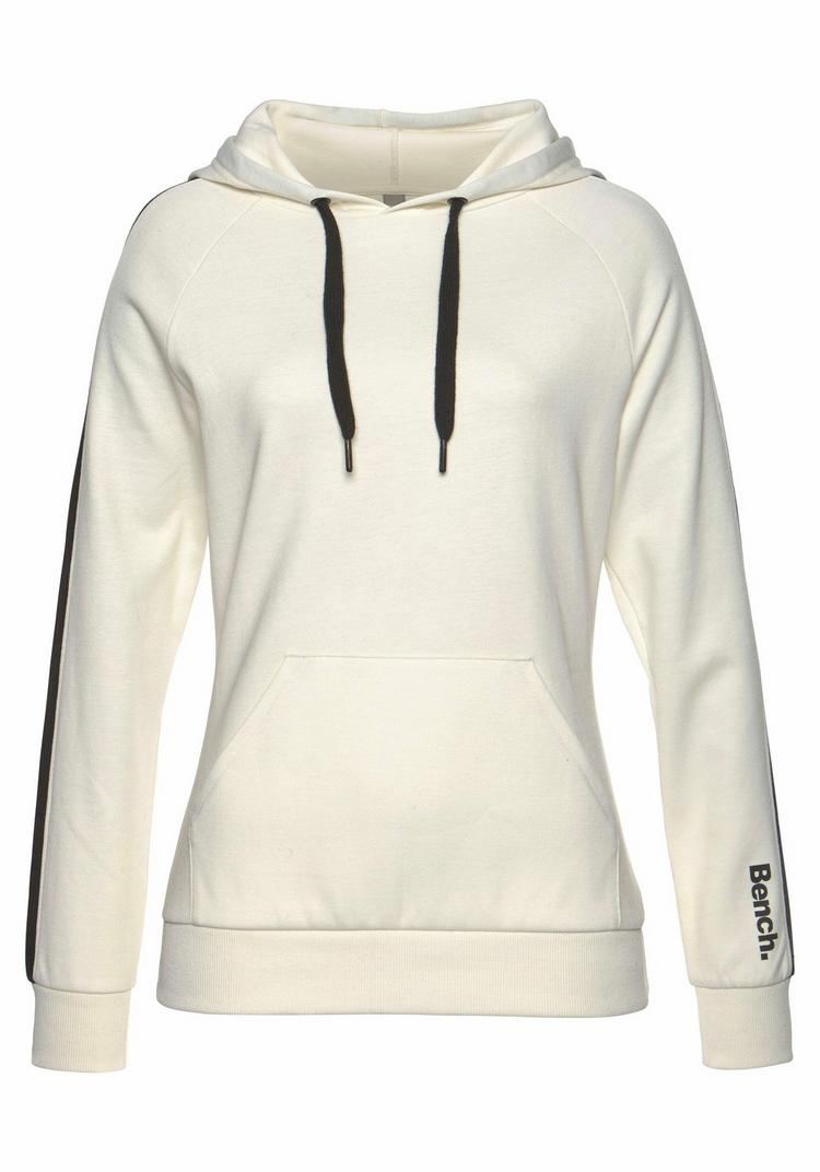 Bench Bench Kapuzensweatshirt Hoodie Damen - ecru-schwarz - 0 | SportScheck