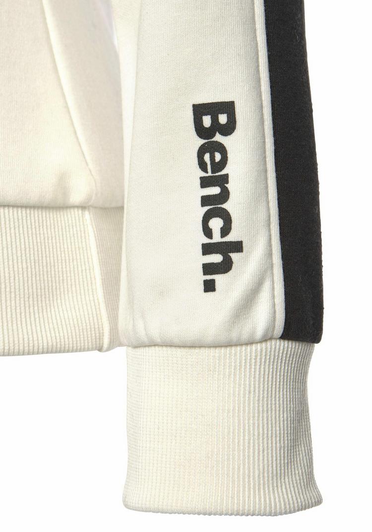 Bench Bench Kapuzensweatshirt Hoodie Damen - ecru-schwarz - 0 | SportScheck