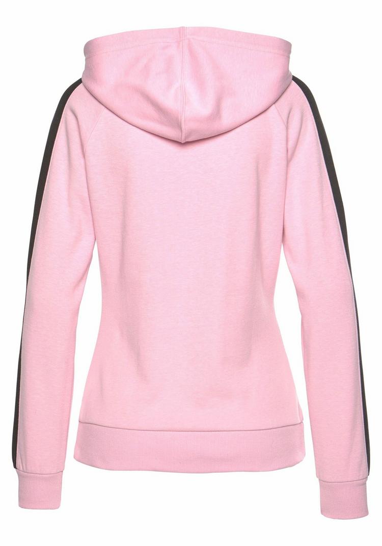 Bench Bench Kapuzensweatshirt Hoodie Damen - rosa-schwarz - 0 | SportScheck