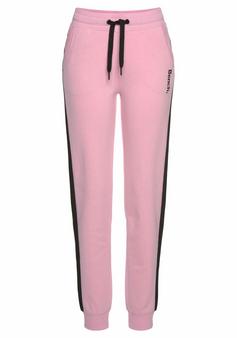 Bench Sweathose Sweathose Damen rosa-schwarz