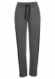 Bench Loungehose Sweathose Damen anthrazit-meliert-schwarz