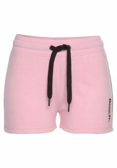 Bench Relaxshorts Sweatshorts Damen rosa-schwarz