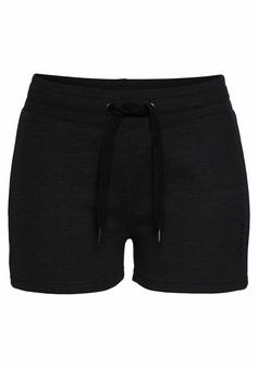 Bench Relaxshorts Sweatshorts Damen schwarz