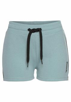 Bench Relaxshorts Sweatshorts Damen mint-schwarz